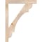 Ekena Millwork Olympic Block Smooth Bracket w/ Offset Brace, Douglas Fir, 5 1/2"W x 36"D x 48"H BKT0604X36X48OLY05SDF - alternate 4